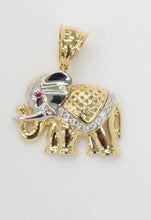 Load image into Gallery viewer, 14KT Elephant Gold Diamond cut Bail 5.0 mm 9.10 GRM
