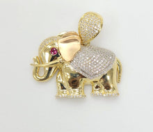 Load image into Gallery viewer, 14KT Elephant Gold Diamond cut Bail 5.5 mm 11.82 GRM
