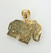 Load image into Gallery viewer, 14KT Elephant Gold Diamond cut Bail 5.5 mm 11.82 GRM
