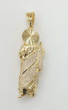 Load image into Gallery viewer, 14KT Saint JUDE  Real dual color Gold Pendant, Bail 5.5 mm 19.54 GRM
