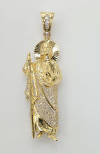 Load image into Gallery viewer, 14KT Saint JUDE  Real dual color Gold Pendant, Bail 5.5 mm 19.54 GRM
