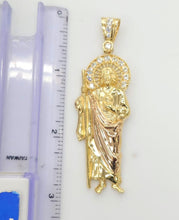 Load image into Gallery viewer, 14KT Saint JUDE  Real dual color Gold Pendant, Bail 5.0 mm 10.67 GRM
