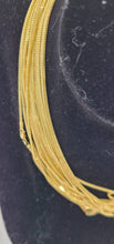 Load image into Gallery viewer, 10KT Hollow Franco Necklace 2mm, Real Yellow Gold, Lobster Lock
