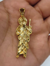 Load image into Gallery viewer, 10kt Genuine Diamond  0.36 carat Saint Jude  Pendant,  4mm Bail, SI Diamond premium quality.
