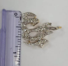 Load image into Gallery viewer, 10kt Genuine Diamond  0.50 carat Allah Pendant,  3mm Bail, SI Diamond premium quality.
