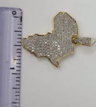 Load image into Gallery viewer, 10kt Genuine Diamond  0.75 carat South Africa Pendant,  3mm Bail, SI Diamond premium quality.
