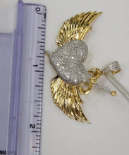 Load image into Gallery viewer, 10kt Genuine Diamond  0.75 carat Heart Pendant, 4.5 mm Bail, SI Diamond premium quality.
