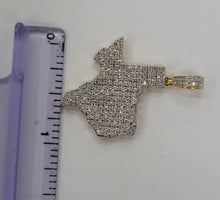 Load image into Gallery viewer, 10kt Genuine Diamond 0.76 carat Texas  Pendant, 4 mm Bail, SI Diamond premium quality.
