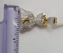 Load image into Gallery viewer, 10kt Genuine Diamond 0.90 carat Dollar bag Pendant, 4 mm Bail, SI Diamond premium quality.
