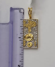 Load image into Gallery viewer, 10kt Genuine Diamond 0.38 Carat 100 Dollar , 5 mm Bail, SI Diamond premium quality.
