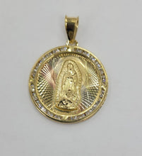 Load image into Gallery viewer, 10KT VIRGIN MARY REAL GOLD PENDANT
