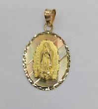 Load image into Gallery viewer, 10KT VIRGIN MARY BRAND NEW, REAL GOLD PENDANT
