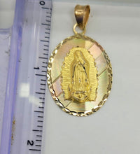 Load image into Gallery viewer, 10KT VIRGIN MARY BRAND NEW, REAL GOLD PENDANT
