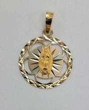 Load image into Gallery viewer, 10KT VIRGIN MARY, NEW, REAL GOLD PENDANT
