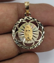 Load image into Gallery viewer, 10KT VIRGIN MARY, NEW, REAL GOLD PENDANT
