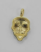 Load image into Gallery viewer, 10KT Gold Skull pendant, premium quality , Brand new
