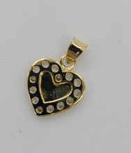 Load image into Gallery viewer, 10KT Te Amo Heart Real Gold pendant,Diamond cut, Brand New, Premium Quality
