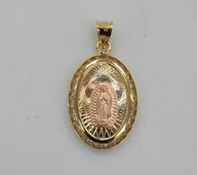 Load image into Gallery viewer, 10KT Virgin mary Real Gold pendant Diamond cut, Brand New, Premium Quality
