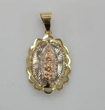 Load image into Gallery viewer, 10KT Virgin mary Real Gold pendant,Diamond cut, Brand New, Premium Quality
