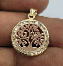 Load image into Gallery viewer, 10KT Tree of Life Real Gold pendant,Diamond cut Brand New, Premium Quality.
