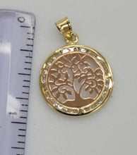 Load image into Gallery viewer, 10KT Tree of Life Real Gold pendant,Diamond cut Brand New, Premium Quality.
