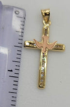 Load image into Gallery viewer, 10KT Holy spirit Real Gold pendant,Diamond cut Brand New, Premium Quality.
