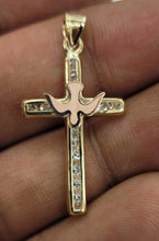 Load image into Gallery viewer, 10KT Holy spirit Real Gold pendant,Diamond cut Brand New, Premium Quality.
