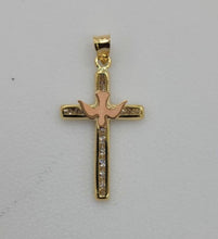 Load image into Gallery viewer, 10KT Holy spirit Real Gold pendant,Diamond cut Brand New, Premium Quality.
