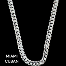 Load image into Gallery viewer, Silver Miami Cuban Necklace  (Semi Solid)
