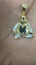 Load and play video in Gallery viewer, 10KT Gold Laughing Buddha Pendant with Genuine SI Diamonds
