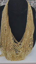 Load and play video in Gallery viewer, 10KT Hollow Cuban Necklace 7mm, 150 Gauge Real Yellow Gold
