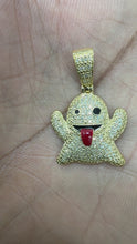 Load and play video in Gallery viewer, 10KT Gold Men&#39;s Emoji Pendant with Genuine SI Diamonds
