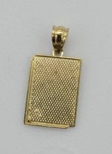 Load image into Gallery viewer, 10KT Bible Real Gold pendant ,Diamond cut, 1.14 Grms, 2.5 mm Bail.
