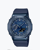 Casio G-Shock GA-B2100 N-2ADR CasiOak men's solar bluetooth analog-digital watch, blue resin, octagonal bezel