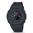 Casio G-Shock GA-B2100 MF-1ADR CasiOak men's solar bluetooth analog-digital watch, blue resin, octagonal bezel