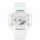 Casio G-Shock GA-B2100 FC-7ADR CasiOak men's solar bluetooth analog-digital watch, blue resin, octagonal bezel